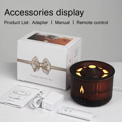 Jellyfish Smoke Ring Aroma Diffuser Creative Volcanic Air Humidifier Aromatherapy for Home Office Bedroom/Essential Oil Set